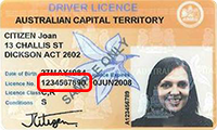 ACT licence number 